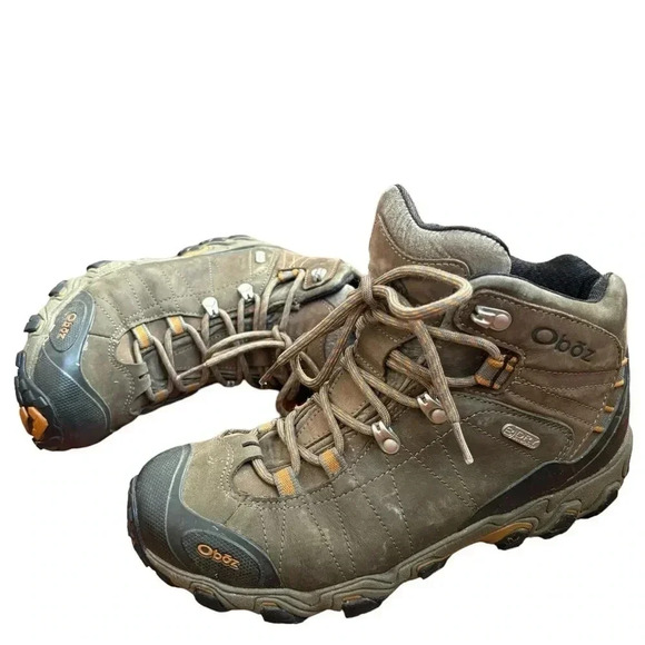Oboz Bridger Mid Waterproof Women’s Size US 9 Hikes Backpacking Nubuck leather - Picture 11 of 16